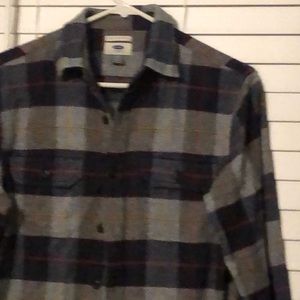Men’s flannel button down shirt